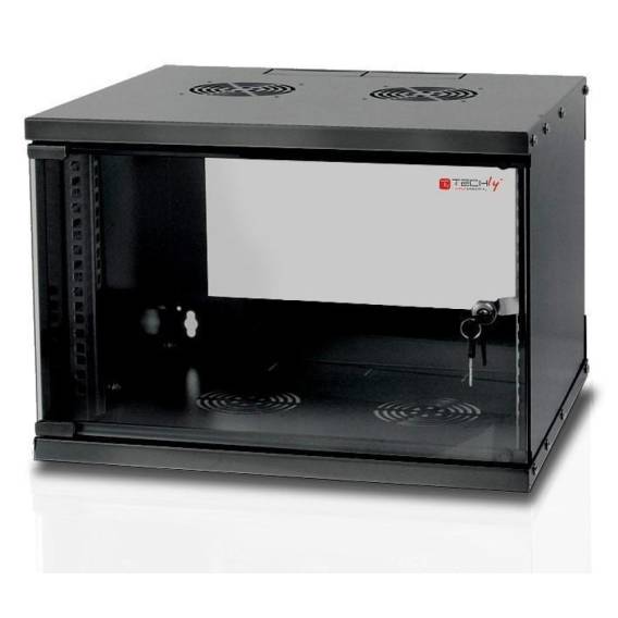 Obrázok pre Techly I-CASE EL-1006B32 rack 6U Nástěnný regál Černá