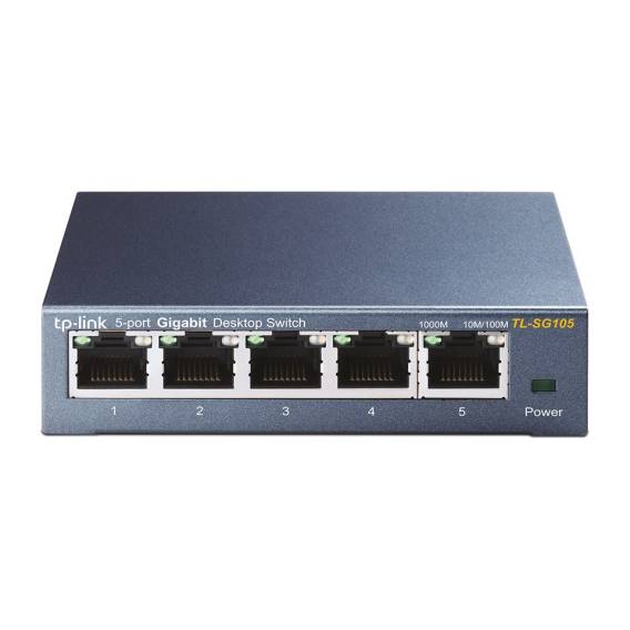 Obrázok pre TP-Link TL-SG105 Nespravované Gigabit Ethernet (10/100/1000) Černá