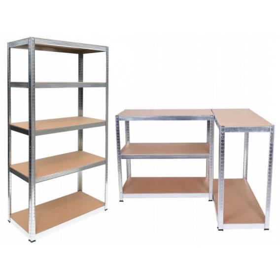 Obrázok pre Topeshop REGAŁ G9030 věšák na zahradní nářadí Volně stojící Pozinkovaná ocel, MDF