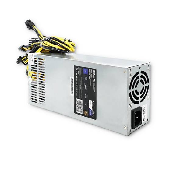 Obrázok pre Qoltec 50177 Napájecí zdroj PCI-E Smart 1600W | 80 Plus Gold - Data mining