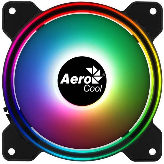 Obrázok pre Ventilátor AEROCOOL PGS SATURN 12F ARGB 6P (120 mm)