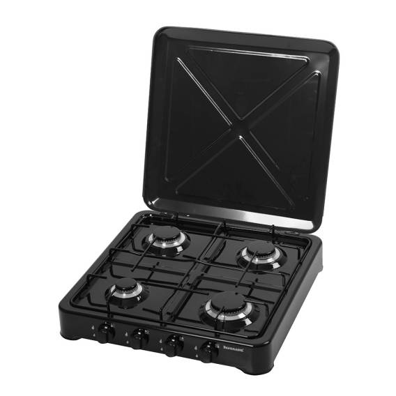 Obrázok pre Ravanson K-04TB varná deska Černá Pracovní deska Plynový 4 zóna/zón