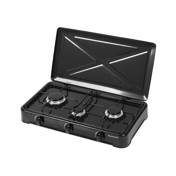 Obrázok pre Ravanson K-03TB Černá, Bílá Pracovní deska 60 cm Plynový 3 zóna/zón