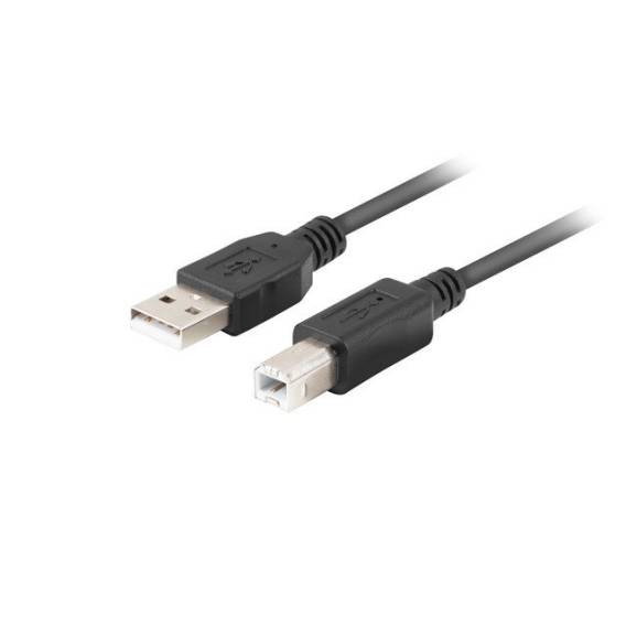 Obrázok pre Lanberg CA-USBA-15CU-0010-BK kabel USB 1m 2.0 USB A->USB-B Černá