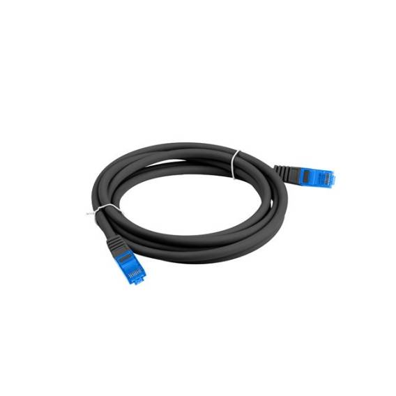 Obrázok pre LANBERG PATCHCORD S/FTP CAT.6A 2M ČERNÝ LSZH