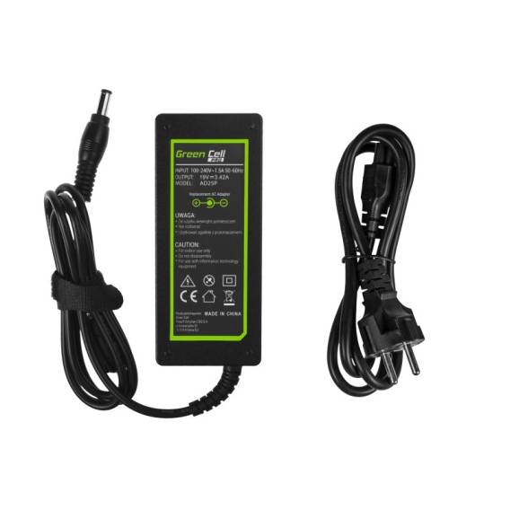 Obrázok pre Green Cell AD25P zdroj/transformátor Vnitřní 65 W Černá