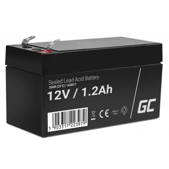 Obrázok pre Green Cell AGM17 baterie do UPS Olověná (VRLA) 12 V 1,2 Ah