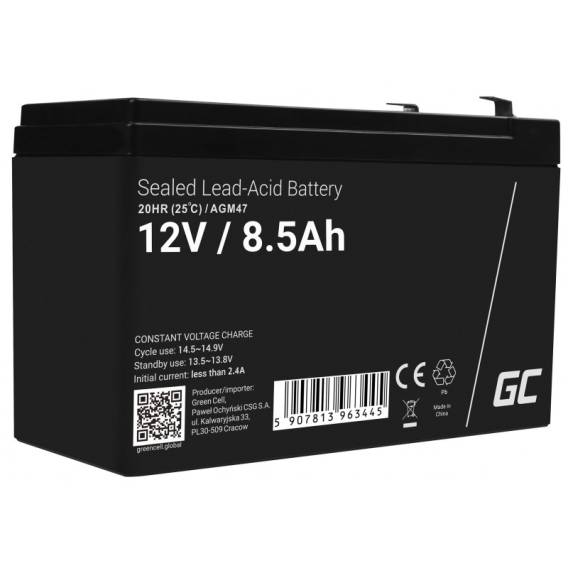 Obrázok pre Green Cell AGM47 AGM/gel battery 12V 8.5AH
