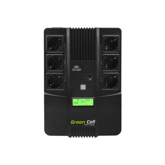 Obrázok pre Green Cell UPS06 zdroj nepřerušovaného napětí Line-interaktivní 600 VA 360 W 6 AC zásuvky / AC zásuvek