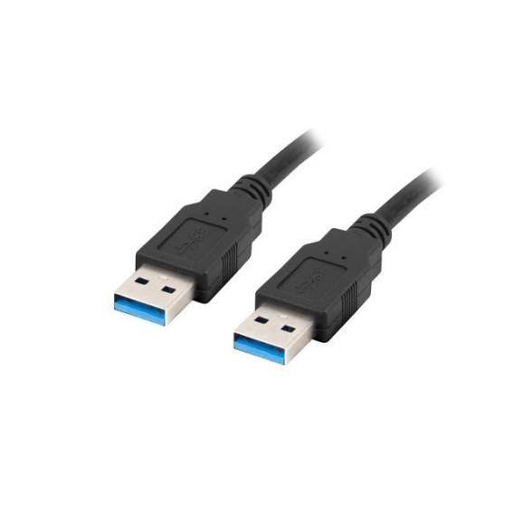 Obrázok pre Lanberg CA-USBA-30CU-0010-BK USB kabel 1m 3.0 USB A Černá