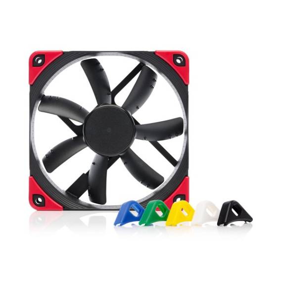 Obrázok pre Noctua NF-S12A PWM chromax.black.swap Počítačová skříň Ventilátor 12 cm Černá 1 kusů