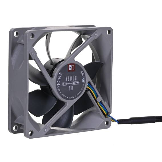 Obrázok pre Noctua NF-R8 redux-1800 PWM Počítačová skříň Ventilátor 8 cm Černá, Šedá