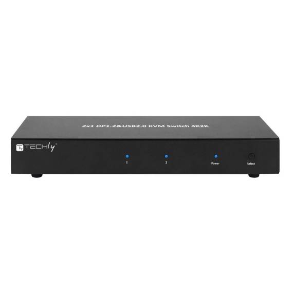 Obrázok pre Techly IDATA DP-KVM2 konzolový (KVM) přepínač Černá
