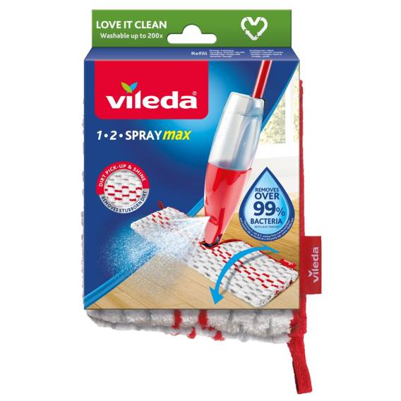 Obrázok pre Vileda 1.2 Spray Max Hlava mopu Červená, Bílá