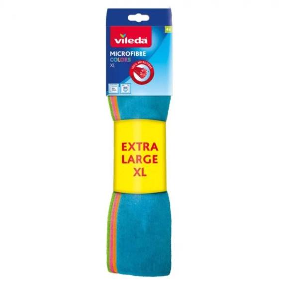 Obrázok pre Utěrka z mikrovlákna Vileda Barvy extra velké 4 ks