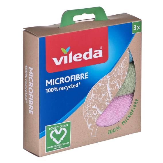 Obrázok pre Vileda Hadřík z mikrovlákna 100% recyklovaný 3 ks.