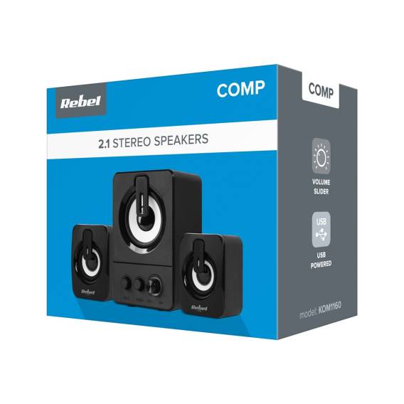 Obrázok pre Reproduktory Rebel Comp CS-50 2.1 pro PC