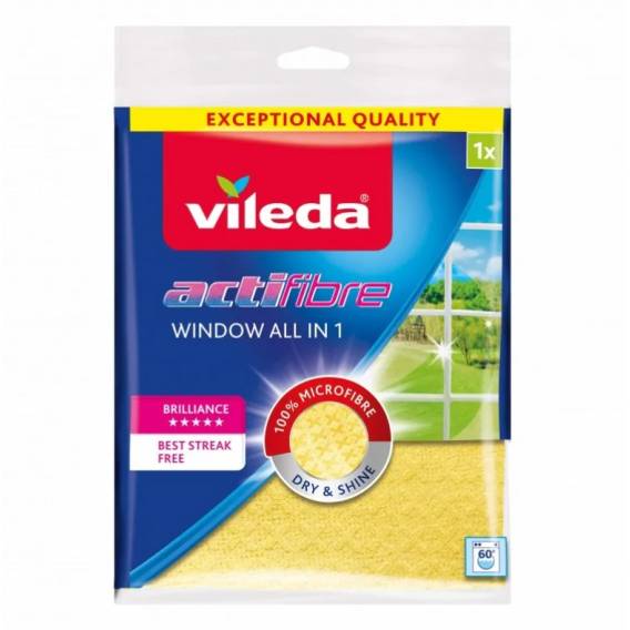 Obrázok pre Vileda 151708 čisticí hadřík Mikrovlákno, Polyvinyl acetát (PVA) Žlutá 1 kusů