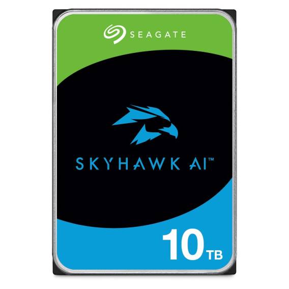 Obrázok pre Seagate SkyHawk AI vnitřní pevný disk 10 TB 7200 ot/min 256 MB 3.5" Serial ATA III (ST10000VE001)