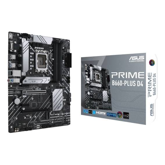 Obrázok pre ASUS PRIME B660-PLUS D4 Intel B660 LGA 1700 ATX