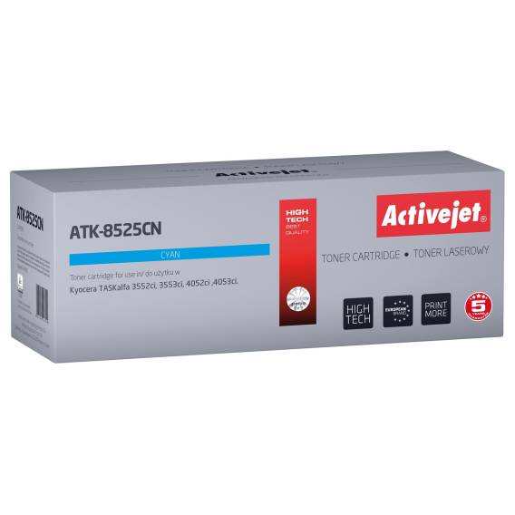Obrázok pre Activejet ATK-8525CN Tonerová kazeta pro tiskárny Kyocera; Náhrada za Kyocera TK-8525C; Supreme; 20000 stran; azurová