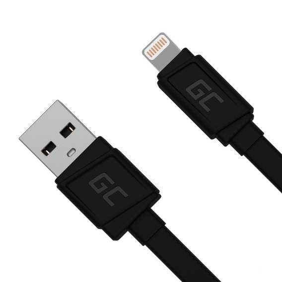 Obrázok pre Green Cell KABGC02 kabel Lightning 0,25 m Černá