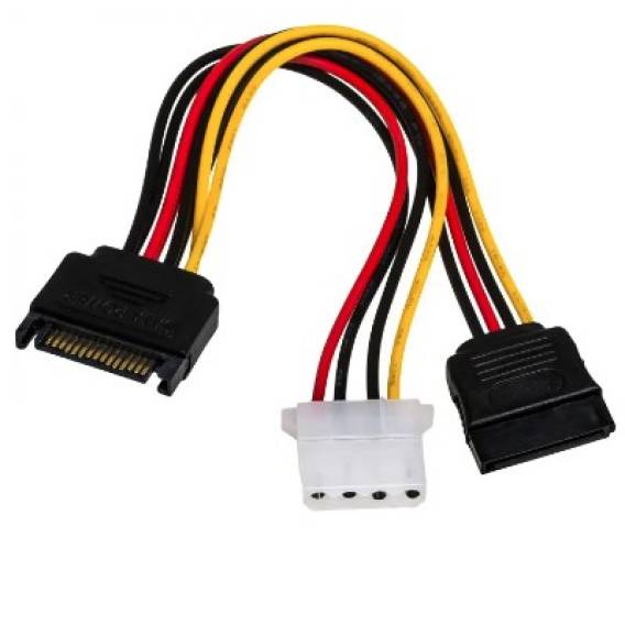 Obrázok pre Akyga AK-CA-32 SATA kabel 0,15 m Černá, Červená, Žlutá