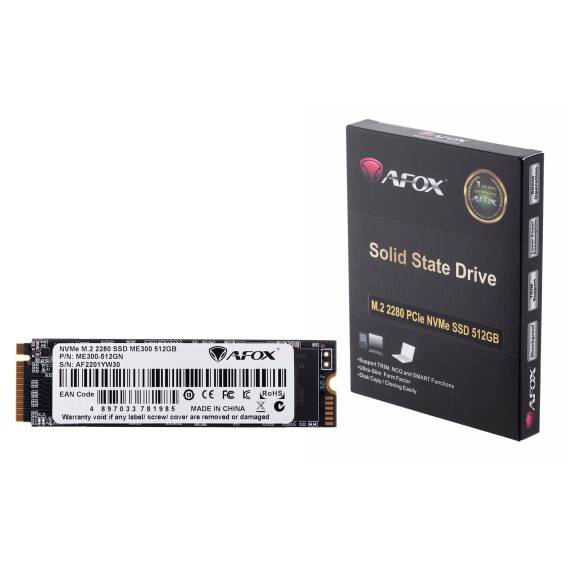 Obrázok pre AFOX ME300 SSD M.2 PCI-Ex4 512GB TLC 2.5 GB/s NVMe