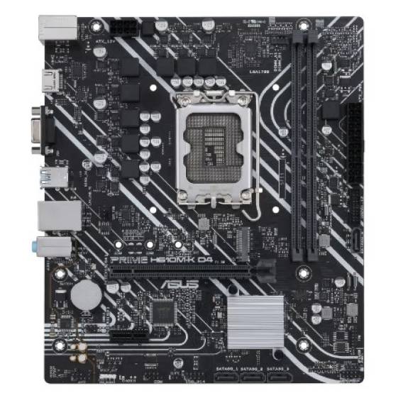 Obrázok pre ASUS PRIME H610M-K D4 Intel H610 LGA 1700 Micro ATX