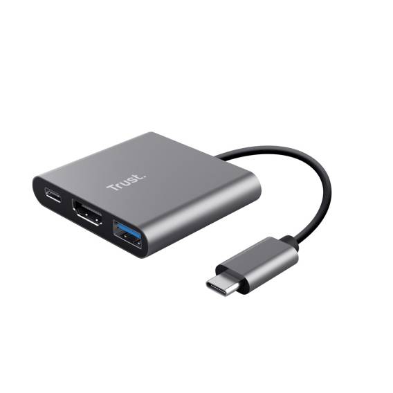 Obrázok pre Trust Dalyx USB 3.2 Gen 1 (3.1 Gen 1) Type-C Hliník, Černá