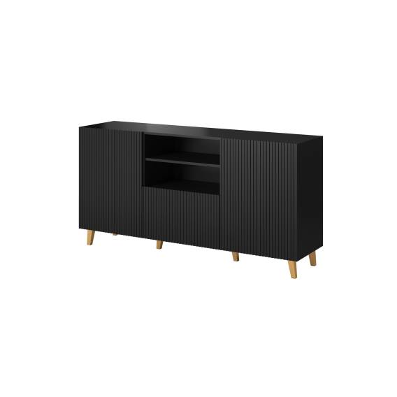Obrázok pre Cama Komoda PAFOS 150x42x82 Černá matná