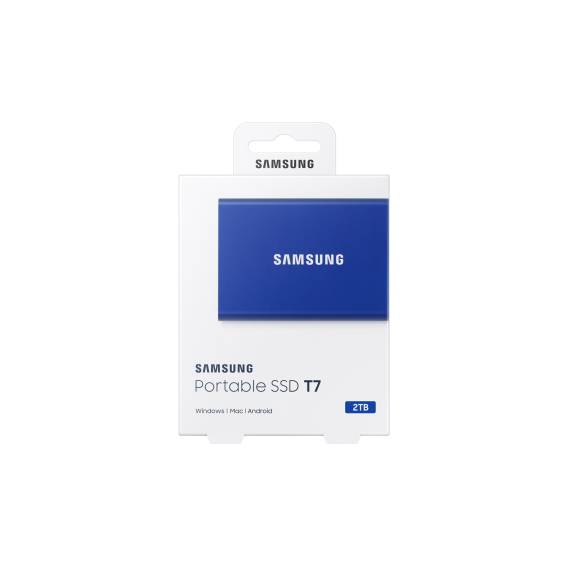 Obrázok pre Samsung Portable SSD T7 2 TB USB typu C 3.2 Gen 2 (3.1 Gen 2) Modrá
