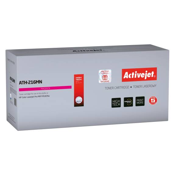 Obrázok pre Activejet ATH-216MN tonerová kazeta pro tiskárny HP, náhradní HP 216A W2413A; Supreme; 850 stran; fialová, s čipem