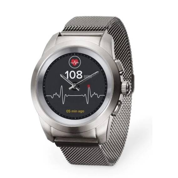 Obrázok pre MyKronoz ZeTime Elite Brushed Silver Milan 44mm
