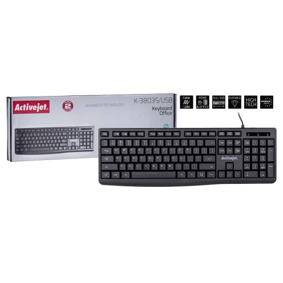 Obrázok pre Activejet Klávesnice USB K-3803S