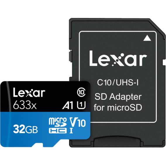 Obrázok pre Lexar SDXC microSDHC 32 GB LSDMI32GBBEU633A