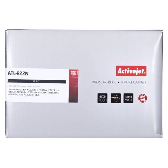Obrázok pre Activejet ATL-822N pro tiskárny Lexmark; náhradní díl Lexmark 58D2H00; Supreme; 15000 stran; černý)