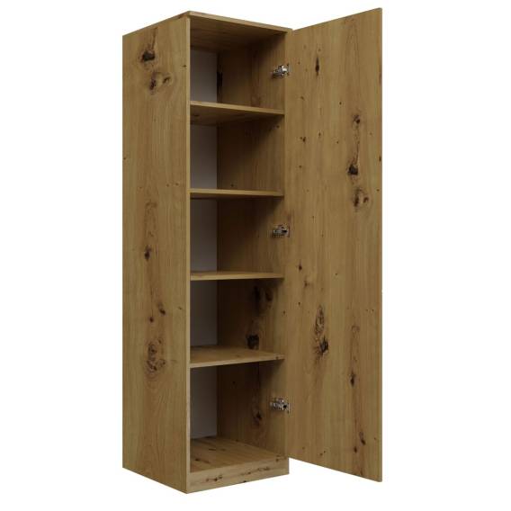 Obrázok pre Topeshop SD-50 ARTISAN KPL skříň/šatník do ložnice 5 police/polic 1 dveře/dveří Dub