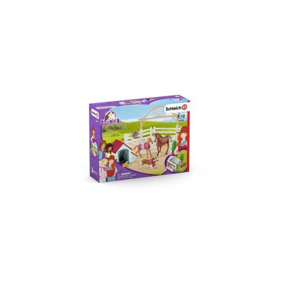Obrázok pre Schleich Horse Club 42458 Hannahs kone so posom Ruby