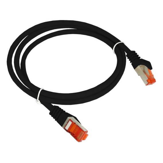 Obrázok pre AVIZIO KKS6CZA1.0 síťový kabel Černá 1 m Cat6 F/UTP (FTP)