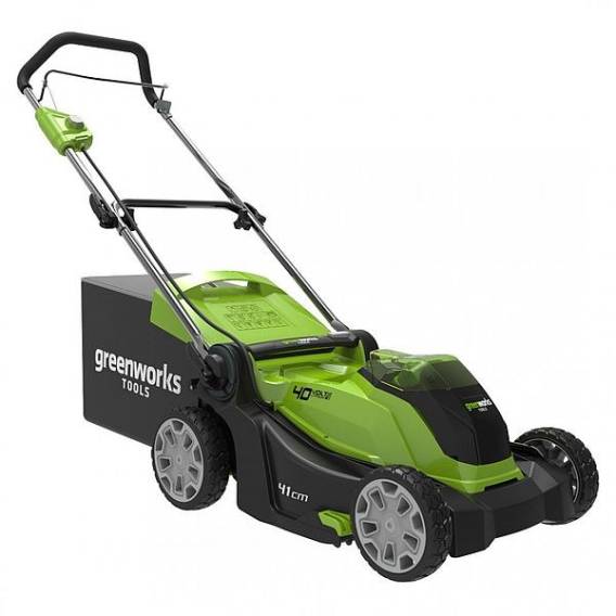 Obrázok pre Cordless mower 40V 4Ah 41 cm Greenworks G40LM41K4 - 2504707UB