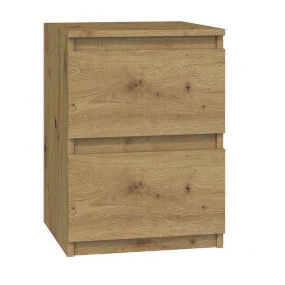 Obrázok pre M2 Malwa noční stolek 2 zásuvky Dub Artisan