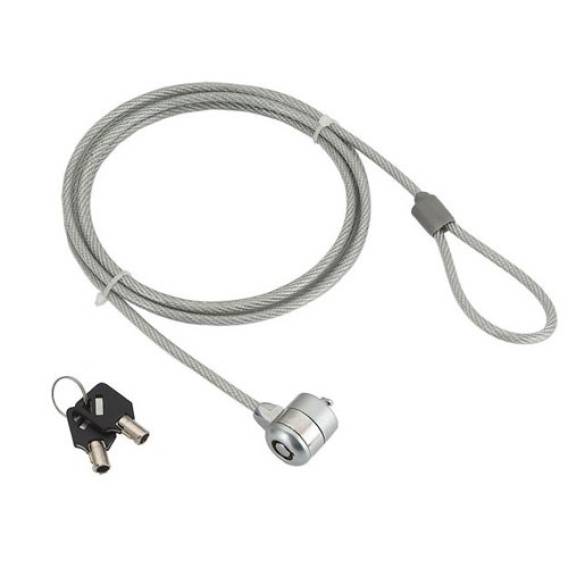 Obrázok pre Gembird LK-K-01 Kabelový zámek pro notebooky (zámek s klíčem) 1,8 m