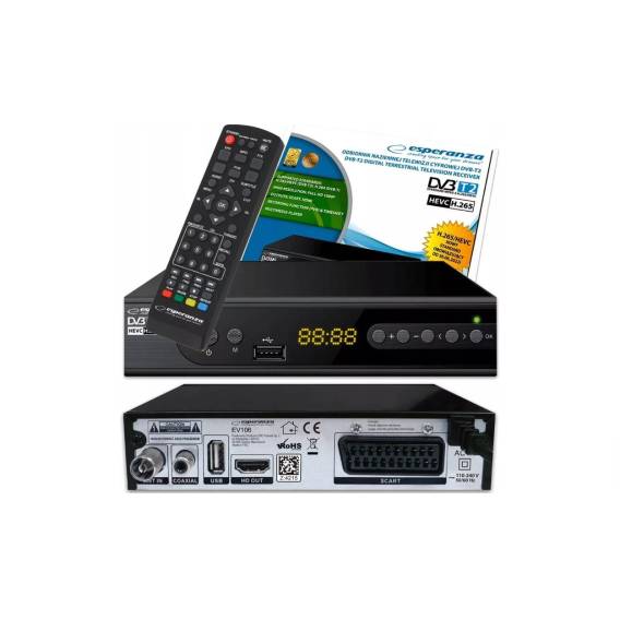 Obrázok pre Esperanza EV106R set-top box Kabel Černá