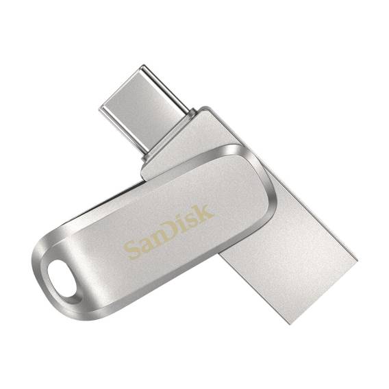Obrázok pre SanDisk Ultra Dual Drive Luxe USB paměť 512 GB USB Type-A / USB Type-C 3.2 Gen 1 (3.1 Gen 1) Nerezová ocel