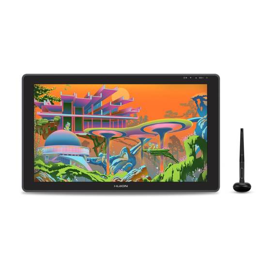 Obrázok pre HUION Kamvas 22 Plus grafický tablet Černá 476,64 x 268,11 mm USB
