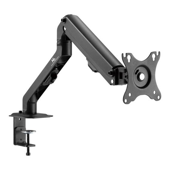 Obrázok pre Maclean MC-906 1-komorový držák monitoru s plynovou pružinou 17"-27" stolní držák rameno monitoru otočné naklápěcí otočné VESA 75x75 100x100 do 7 kg