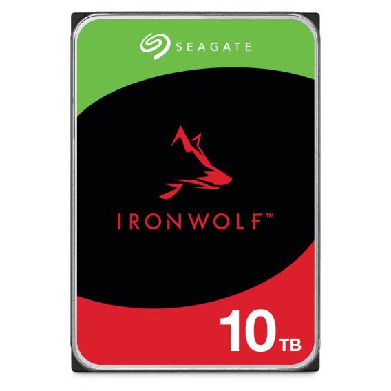 Obrázok pre Seagate IronWolf vnitřní pevný disk 10 TB 256 MB 3.5" Serial ATA III (ST10000VN000)