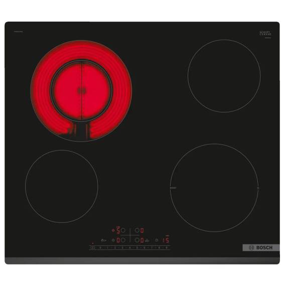 Obrázok pre Bosch PKF631FP3E varná deska Černá Vestavěné 60 cm Keramický 4 zóna/zón
