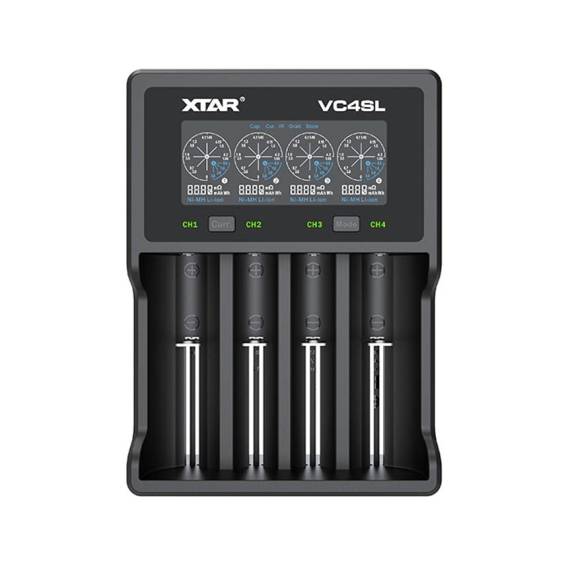 Obrázok pre Nabíječka baterií XTAR VC4SL pro válcové baterie Li-ion / Ni-MH / Ni-CD 18650